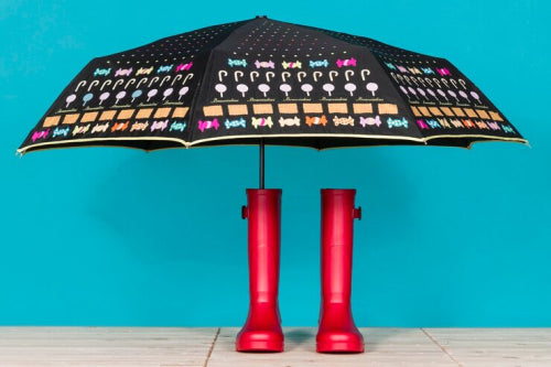 Johns 5 Fold Umbrella for Travel and Easy Storage