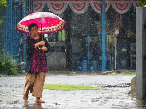Testing Umbrellas for Performance in Indian Monsoons