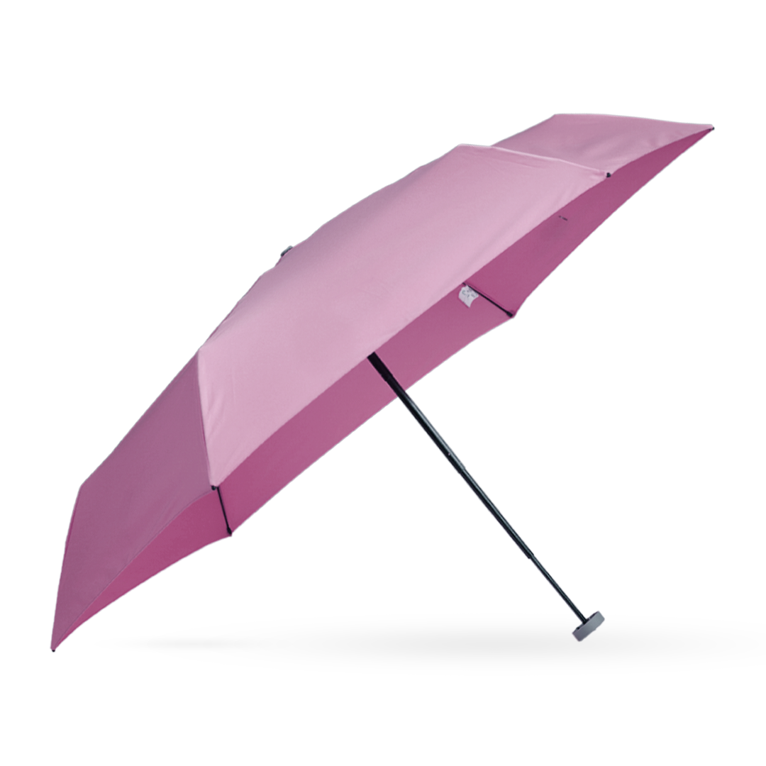 pink color umbrella 