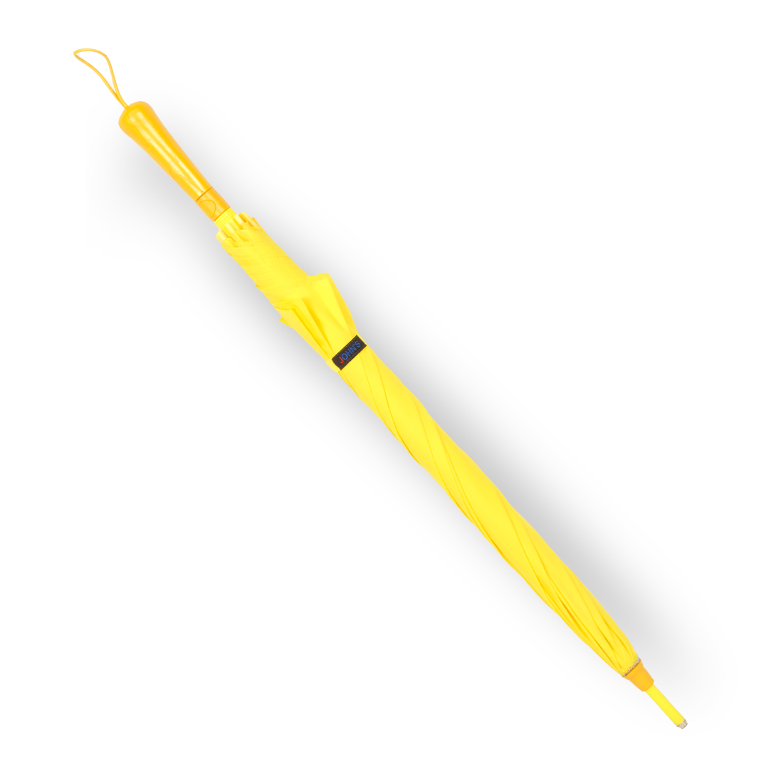 yellow straight  umbrella 