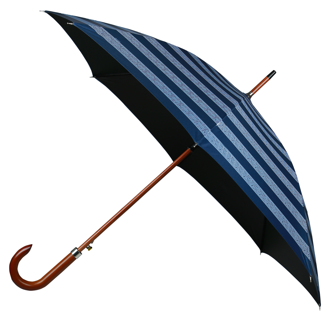 Blue color Check umbrella 